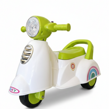 Vespa - Green & White Color