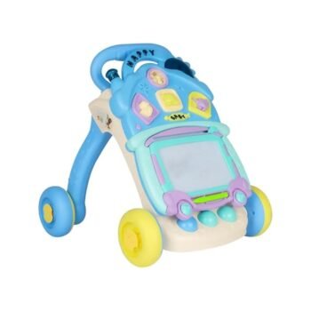 Steelbird Toys 3 in 1 Multi-Activity Walker – Musical Push Walker with Writing Pad