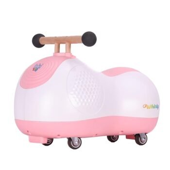 Whirly Ride-On for Kids (1+ Years) | Musical Ride with Lights | Pink