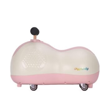 Whirly Ride-On for Kids (1+ Years) | Musical Ride with Lights | White